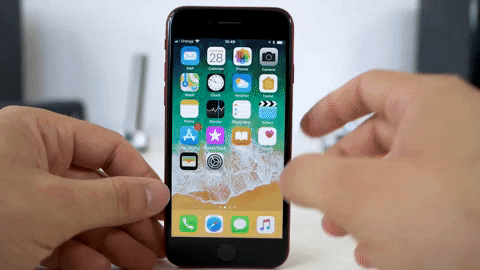 iphone 8 product red GIF