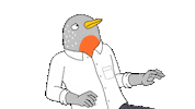 disgusted tuca and bertie Sticker by NETFLIX
