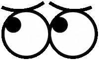 DapphDesign eyes look scary eye Sticker