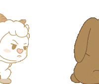 生氣 Sticker by EVANS艾特兔