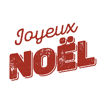 Joyeux Noel Christmas Sticker by Burning Stick Creative