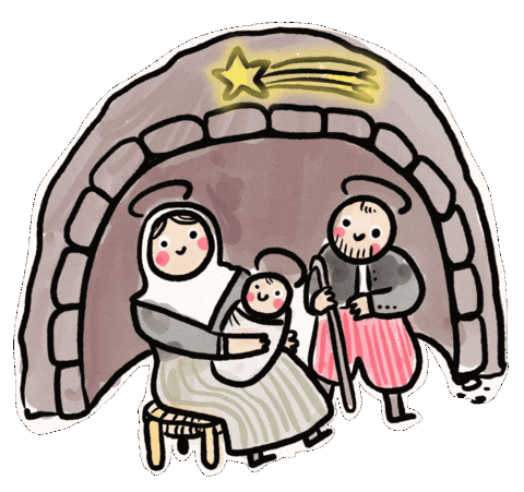 Reyes Magos Christmas Sticker