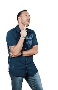 finger calvinize Sticker by Calvin Hollywood