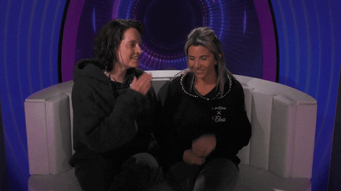 Giggle Naomi GIF by Big Brother 2021