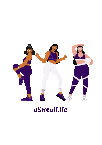 Friends Fitness Sticker by aSweatLife
