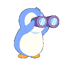 Confused Where Are You Sticker by Pudgy Penguins