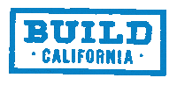 BuildCalifornia california construction build ca buildcalifornia Sticker