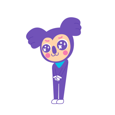 nanaiicl kawaii koala tierno saludmental Sticker