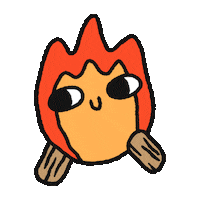 makeship hot fire burn blaze Sticker