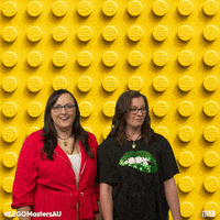 LEGOMastersAU point right lego jennifer GIF