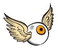 Illustration Eyes Sticker