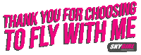 SkyGirlParagliding thank you fly sky flying Sticker