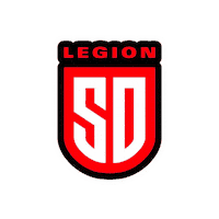 SDlegion rugby legion rugby team legion rugby Sticker