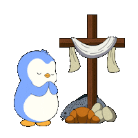 Bless Easter Sunday Sticker by Pudgy Penguins