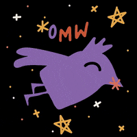 CozyCoop happy logo chicken flying GIF