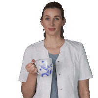 Tea Time Coffee Sticker by zweivorzwoelf