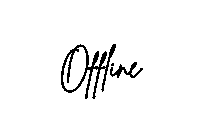 Calligraphy Brb Sticker by kimberlyhouweling.nl