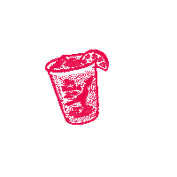 denadacantina margarita marg de nada denada Sticker