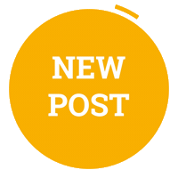 New Post Orange Sticker by Herrenberg Stadtmarketing