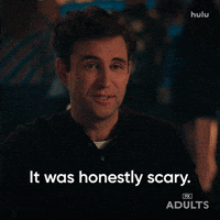 Scared Nick Kroll GIF by Adults
