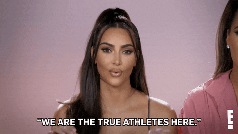 Kim Kardashian Athlete GIF by E!