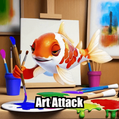 Art Attack GIF by TheConfishius