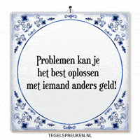 Geld Sparen GIF by Tegelspreuken.nl