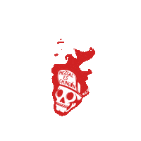 Calavera Sticker by Entre Compas