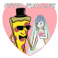 Life Pizza Sticker