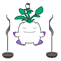 Stay Calm Mental Health Sticker by Magic Eden