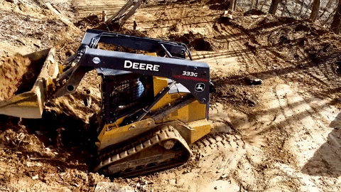 JCPropertyProfessionals giphygifmaker jc property professionals john deere dirt work GIF