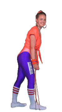 80s fitness Sticker by Herr Fuchs Zurich