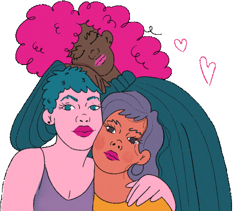 GUOMAN giphyupload amigas sororidad ladysoft Sticker