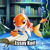 Koi Fish Writing GIF by TheConfishius