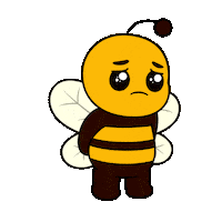 Sad Excuse Me Sticker by Plan Bee Studios