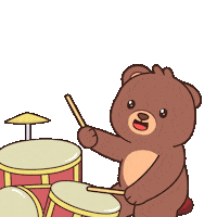 Joking Teddy Bear Sticker by BEARISH