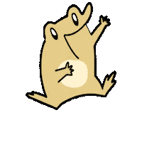 Laugh Toad Sticker