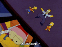 Rolling Season 2 GIF by The Simpsons