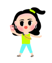 Girl Travel Sticker by geun