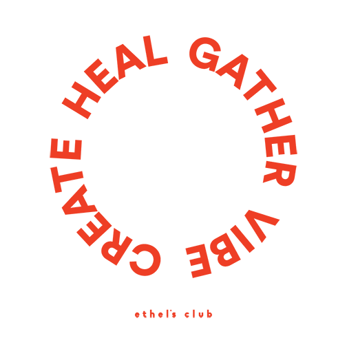 ethelsclub giphyupload club vibe social Sticker