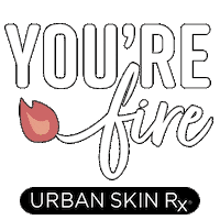 UrbanSkinRx fire women glow empower Sticker