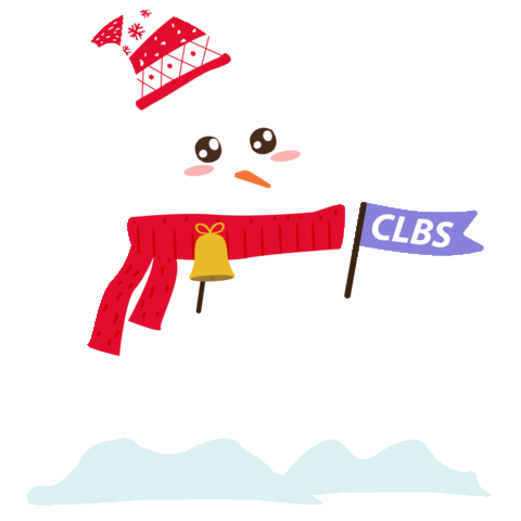 Christmas Snow Man Sticker by CLBS Ltd.