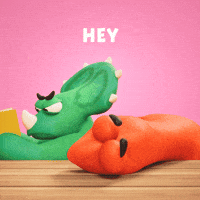 Disturbing Look At Me GIF by Claynosaurz