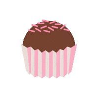 llbrigadeiros sweet doce brigadeiro mordida Sticker