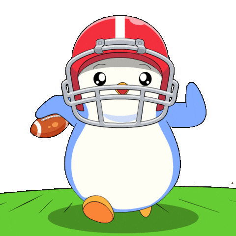 National Football League Running Sticker by Pudgy Penguins