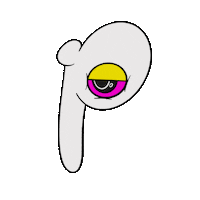 Eyes Alphabet Sticker