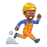 Happy Lets Go Sticker by My Town Games