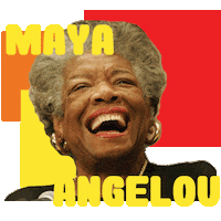 Maya Angelou Women Sticker by RCHL