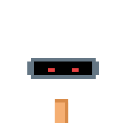 Pixel Shitting Sticker by Poopies.io