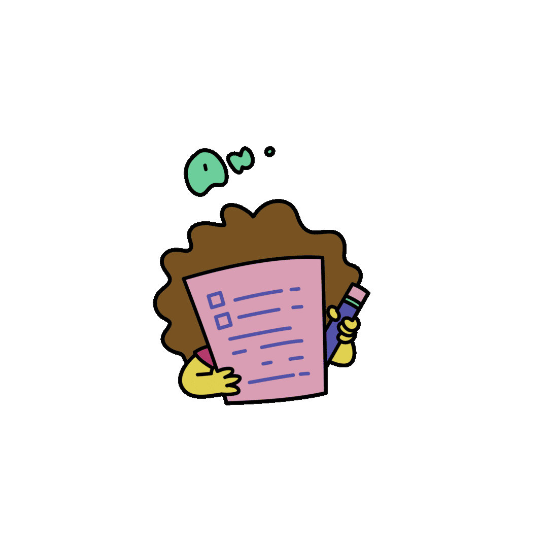 Cartoon Planner Sticker